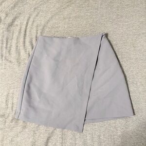 Abercrombie & Fitch Light Gray Mini Skirt